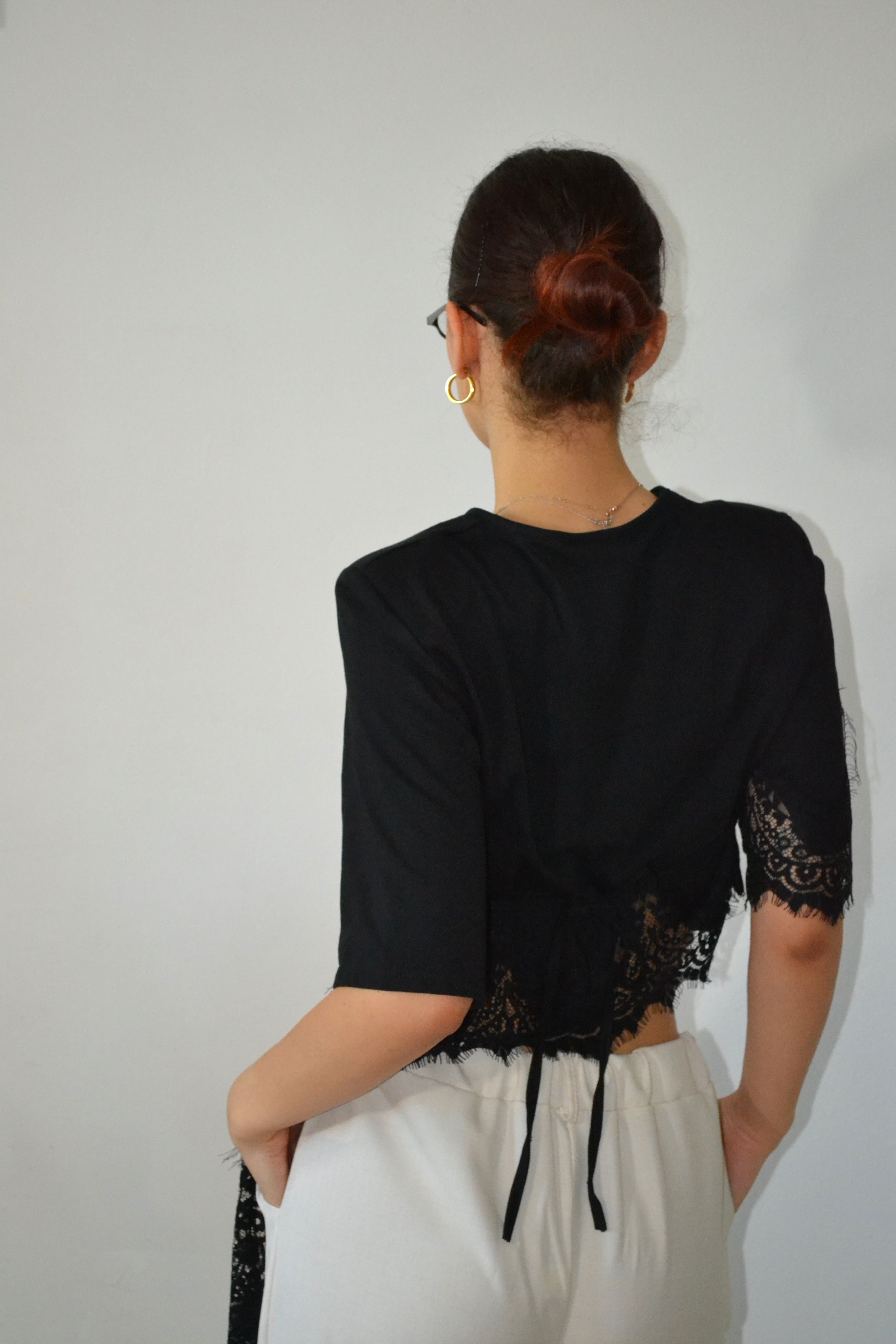 T-shirt Lace Drop