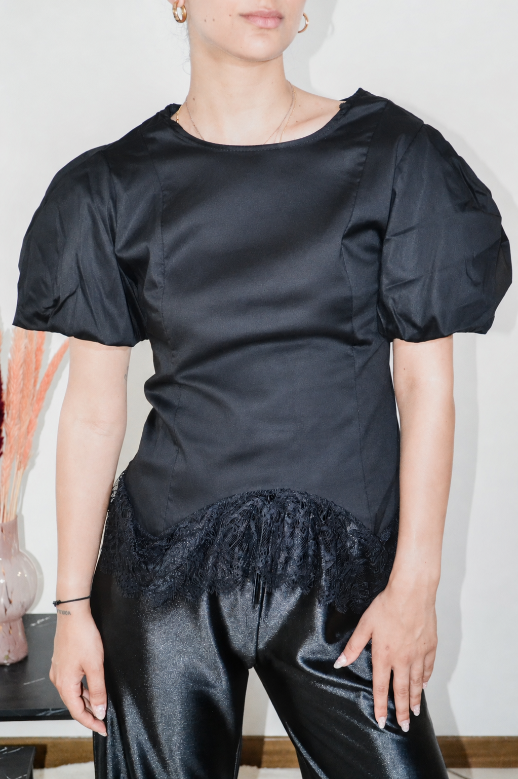 Maglia Puff Lace