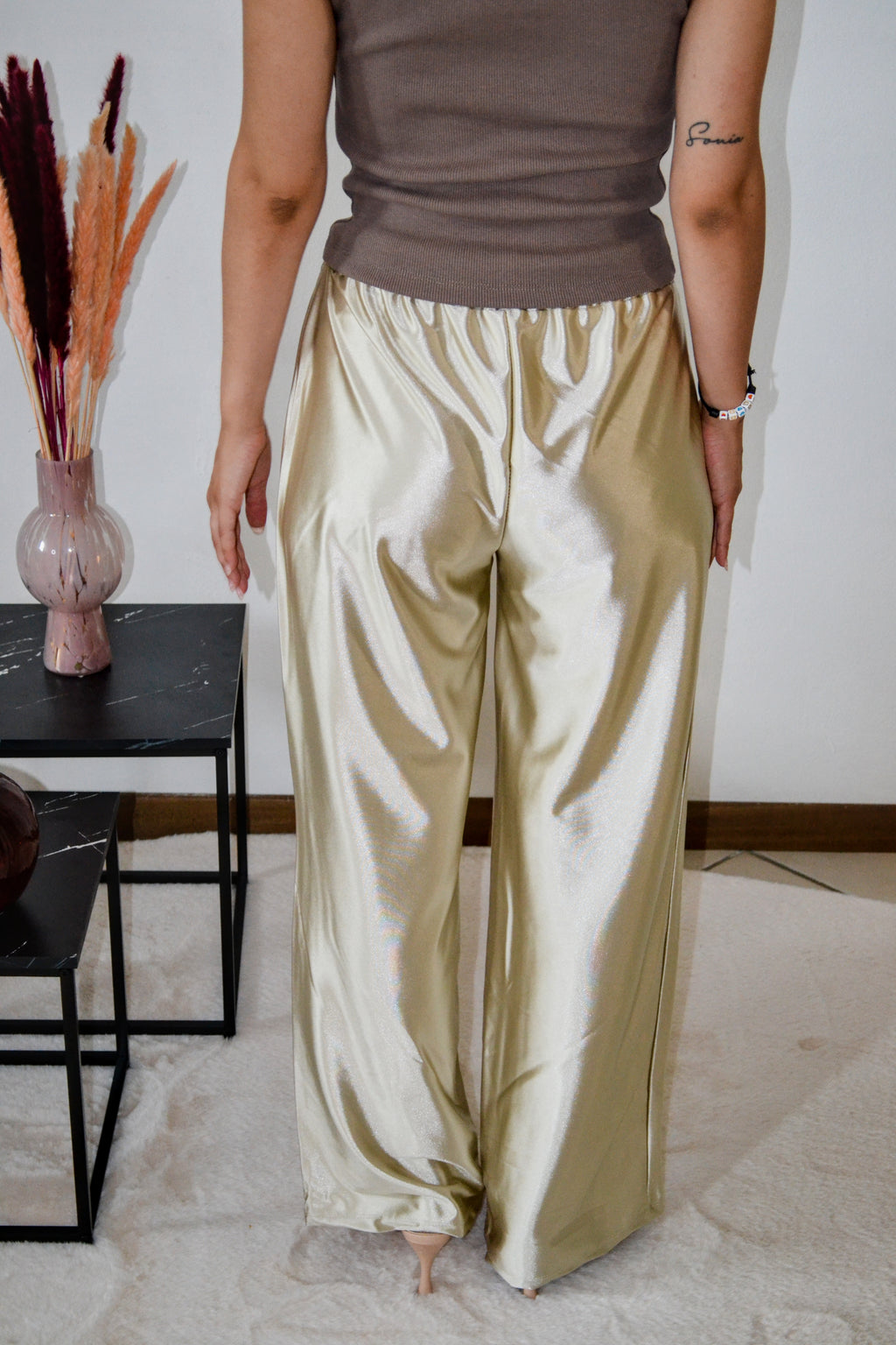 Pantalone satin