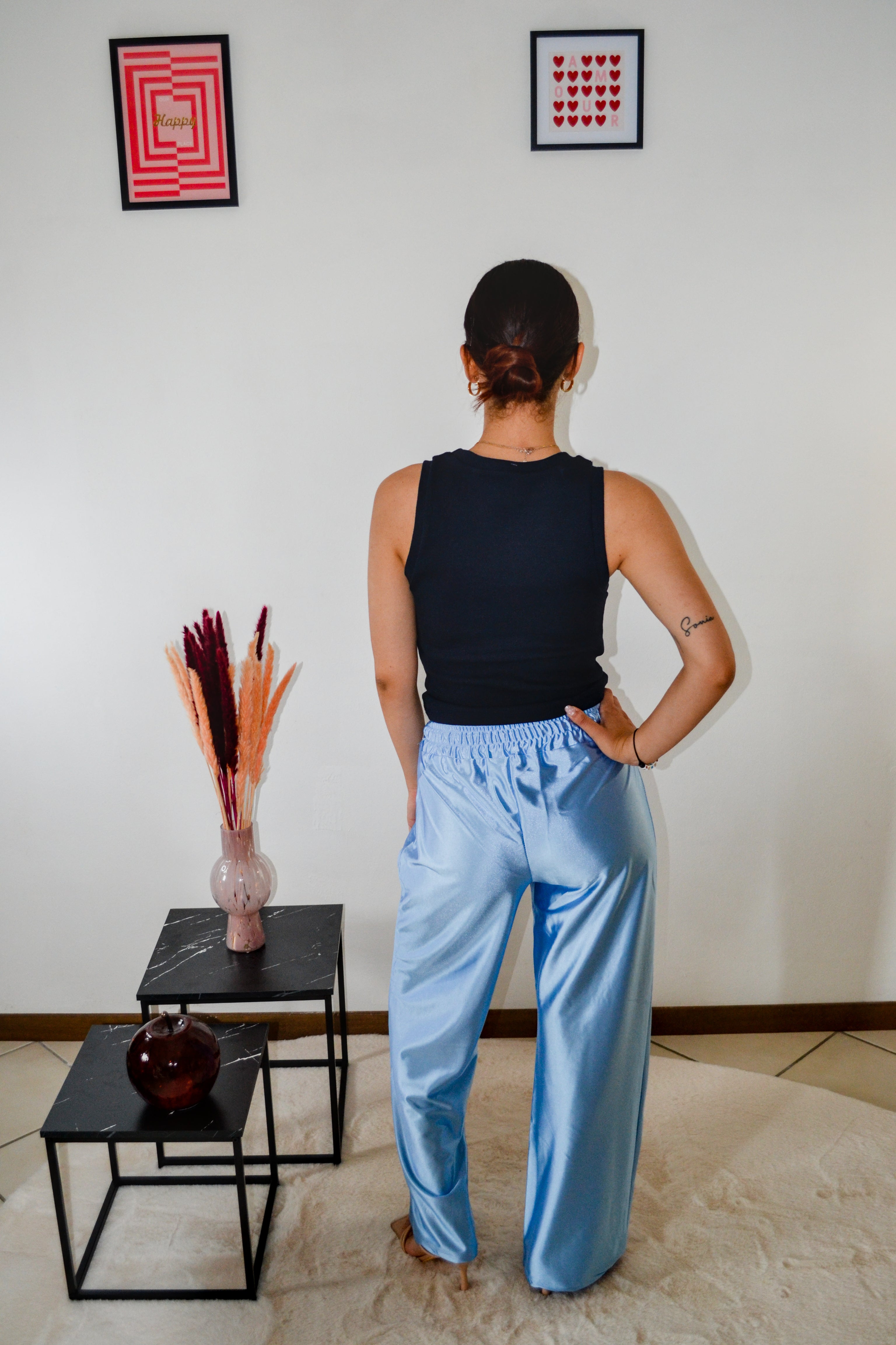 Pantalone satin