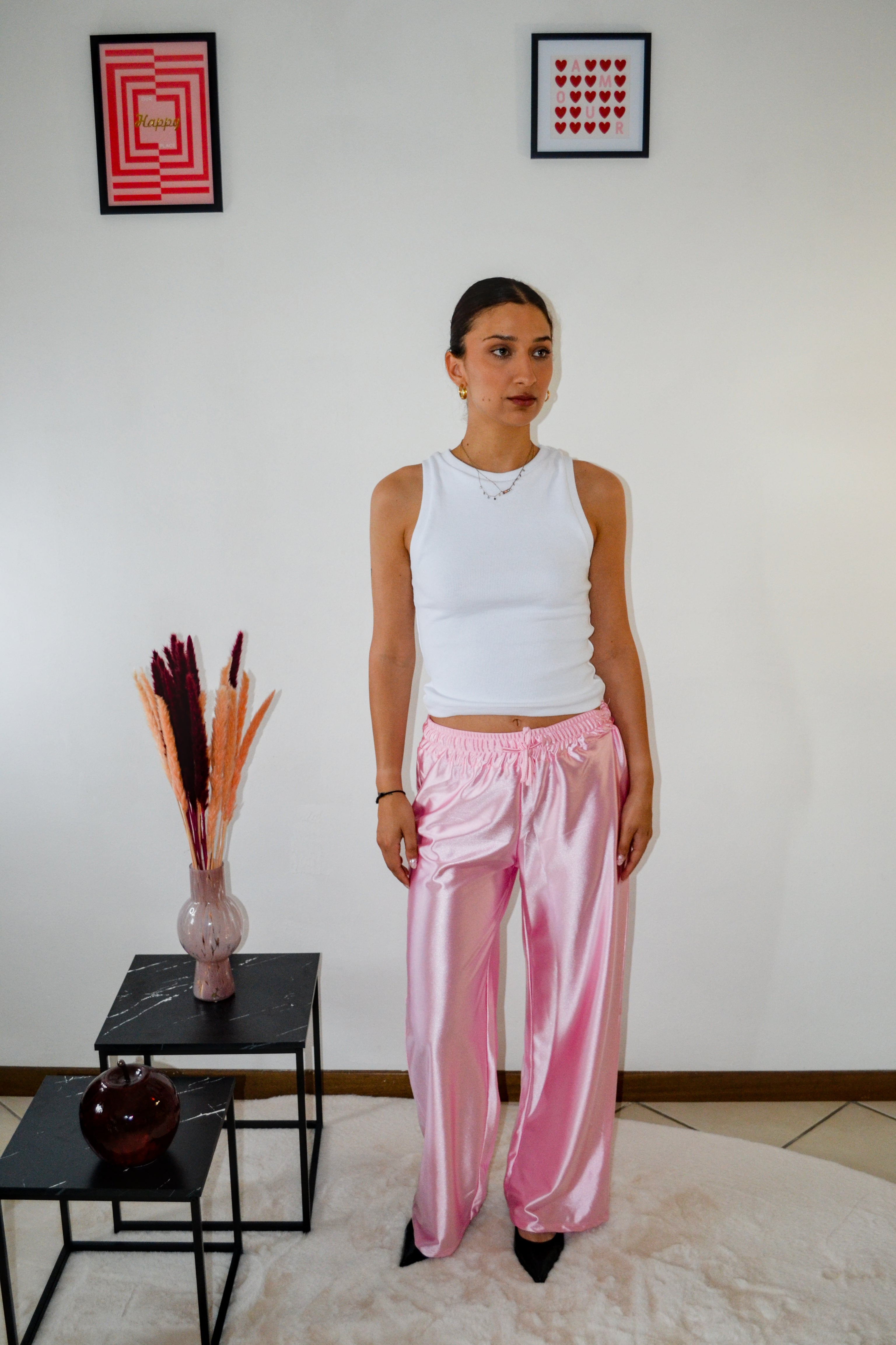 Pantalone satin