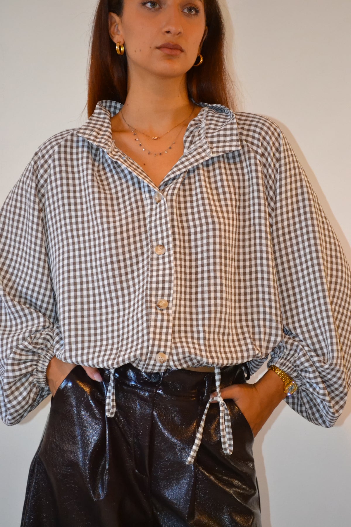 Camicia Balloon Check