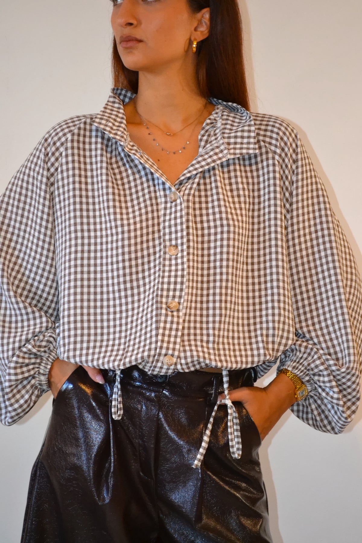 Camicia Balloon Check