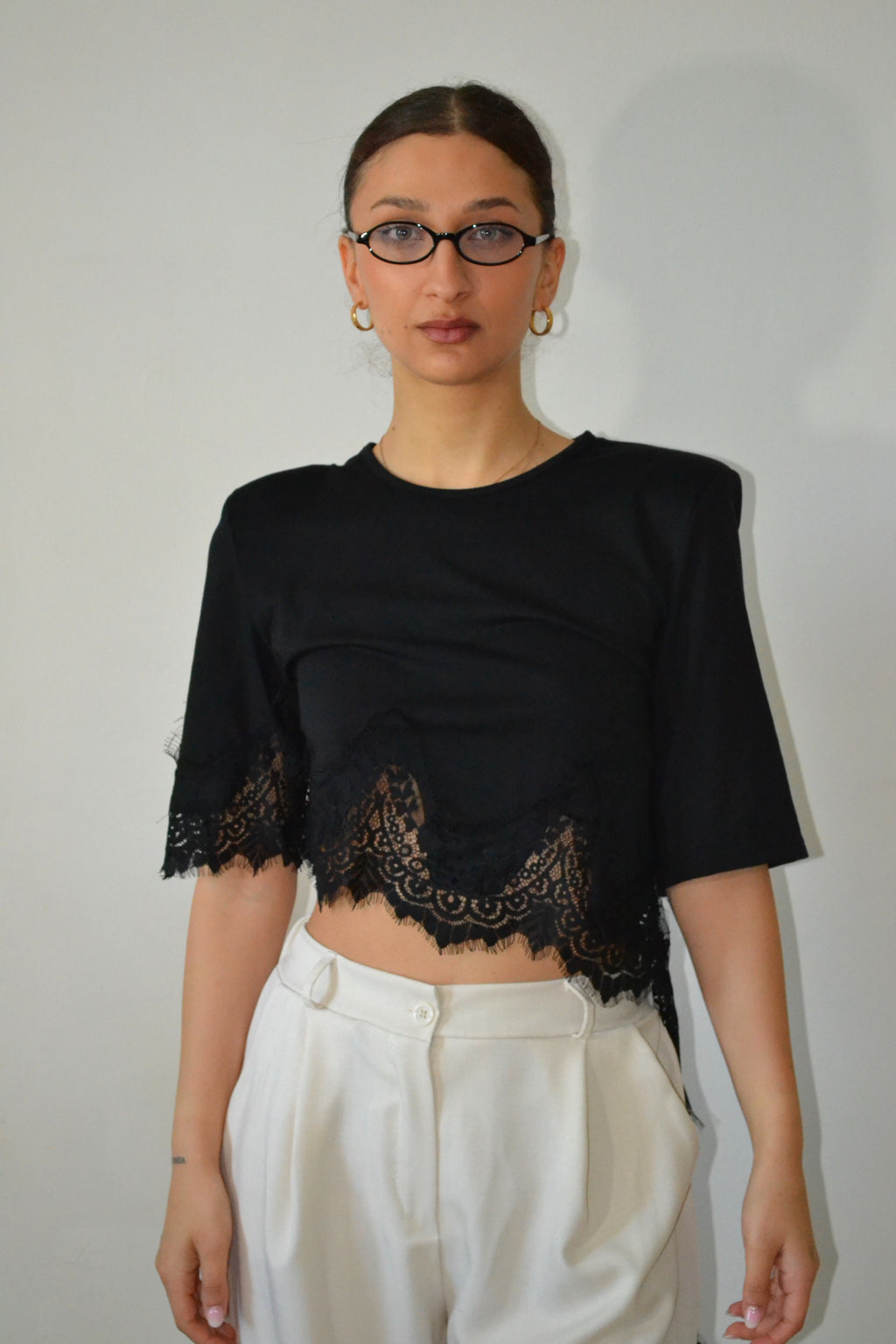 T-shirt Lace Drop