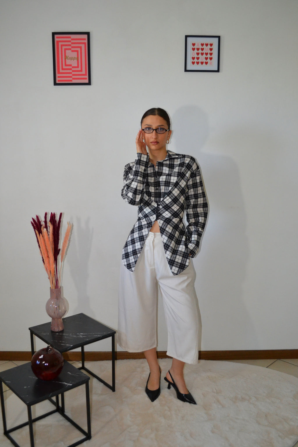Camicia Check Waist
