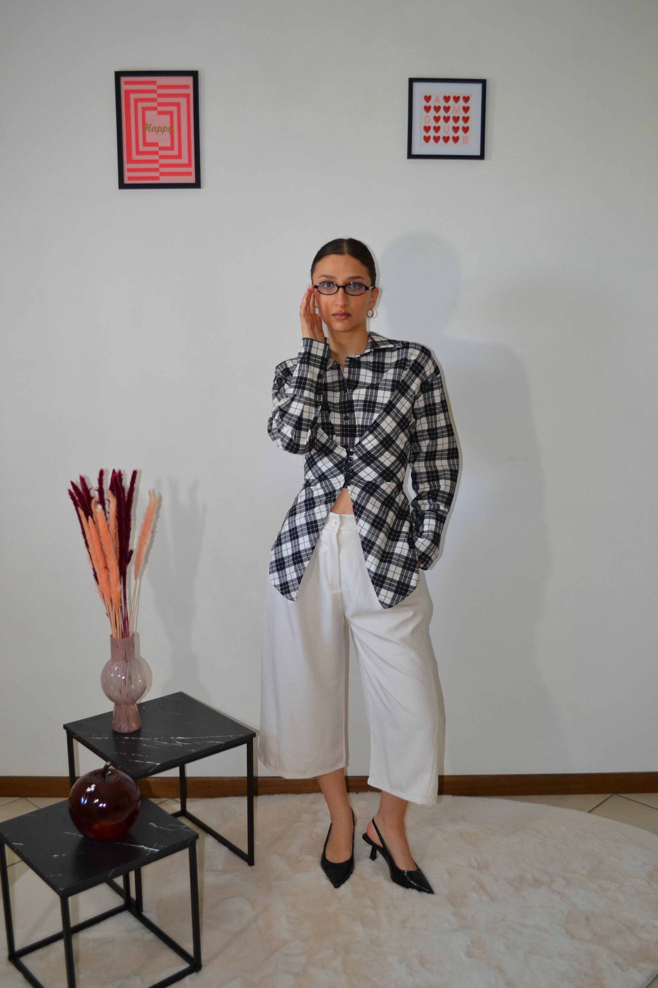 Camicia Check Waist